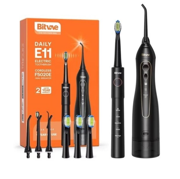 مسواک برقی و واترجت برند بیتوی bitvae مدل E11 + F5020E