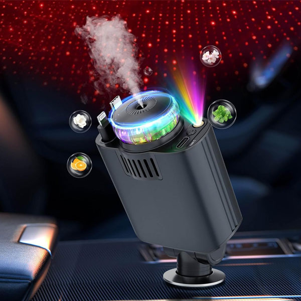 شارژر فندکی و خوشبوکننده 5 کاره برند starlight مدل D1