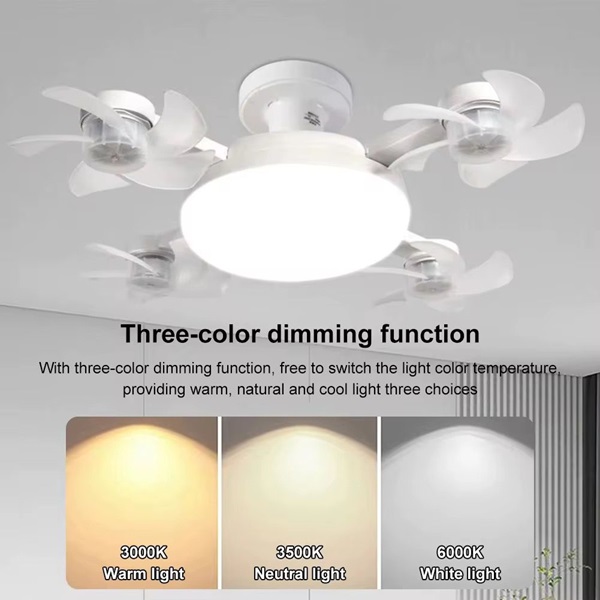 پنکه سقفی با نور LED مدل F4+
