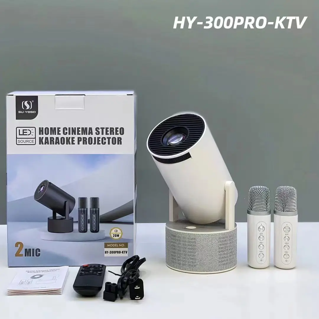 ویدیو پروژکتور هوشمند برند su.yosd مدل HY300 Pro KTV