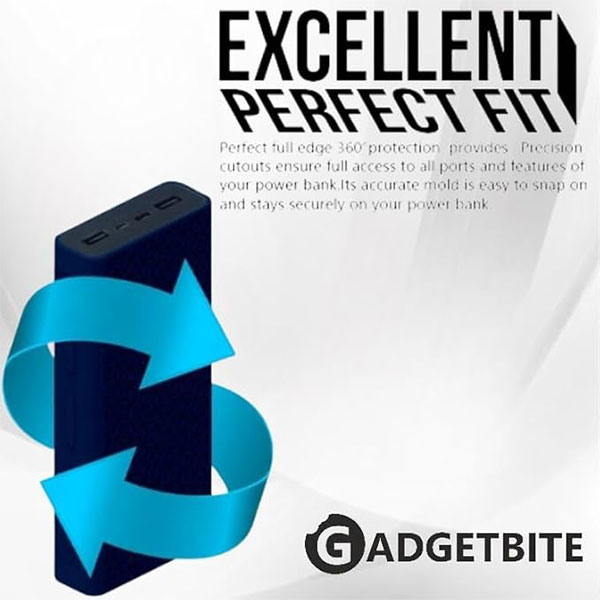 پاور بانک برند GadgetBite 10 Black ظرفیت 10000 میلی آمپر