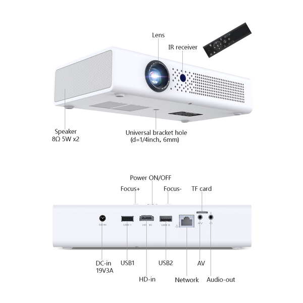 ufo r19 pro smart projector 2